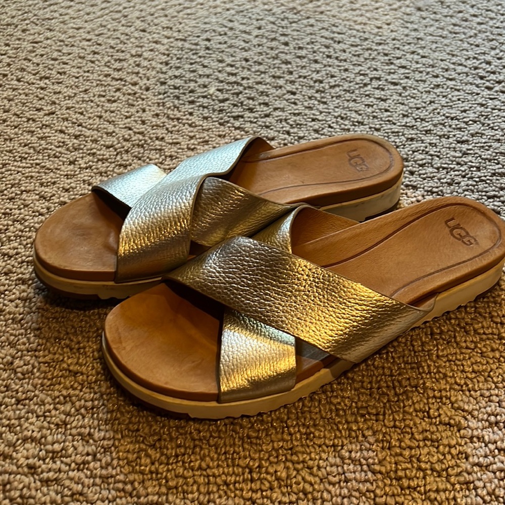 WORN ONCE UGH SANDALS Kari Slide Sandals